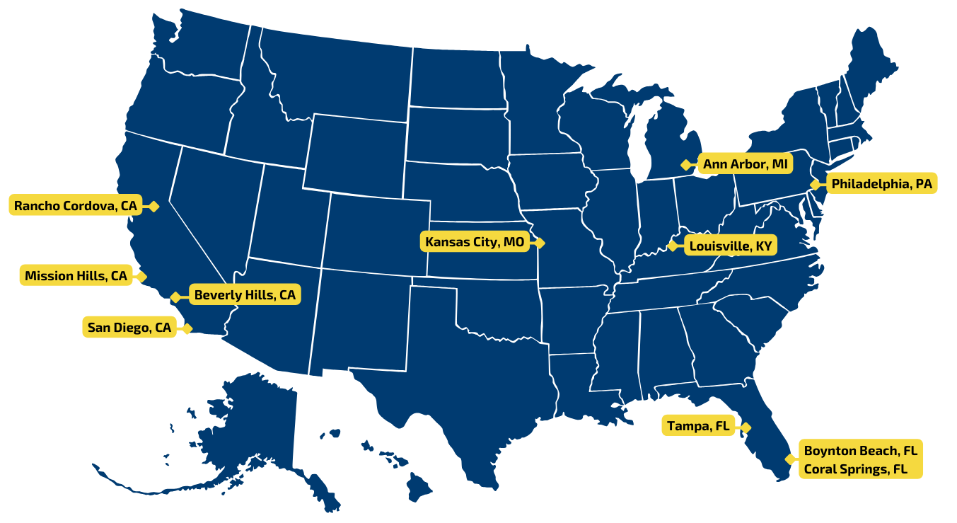 UplighTED Study Location Map